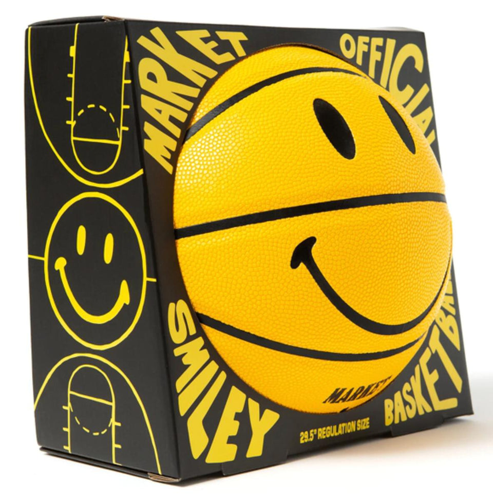 Market x Smiley Basketball - Yellow