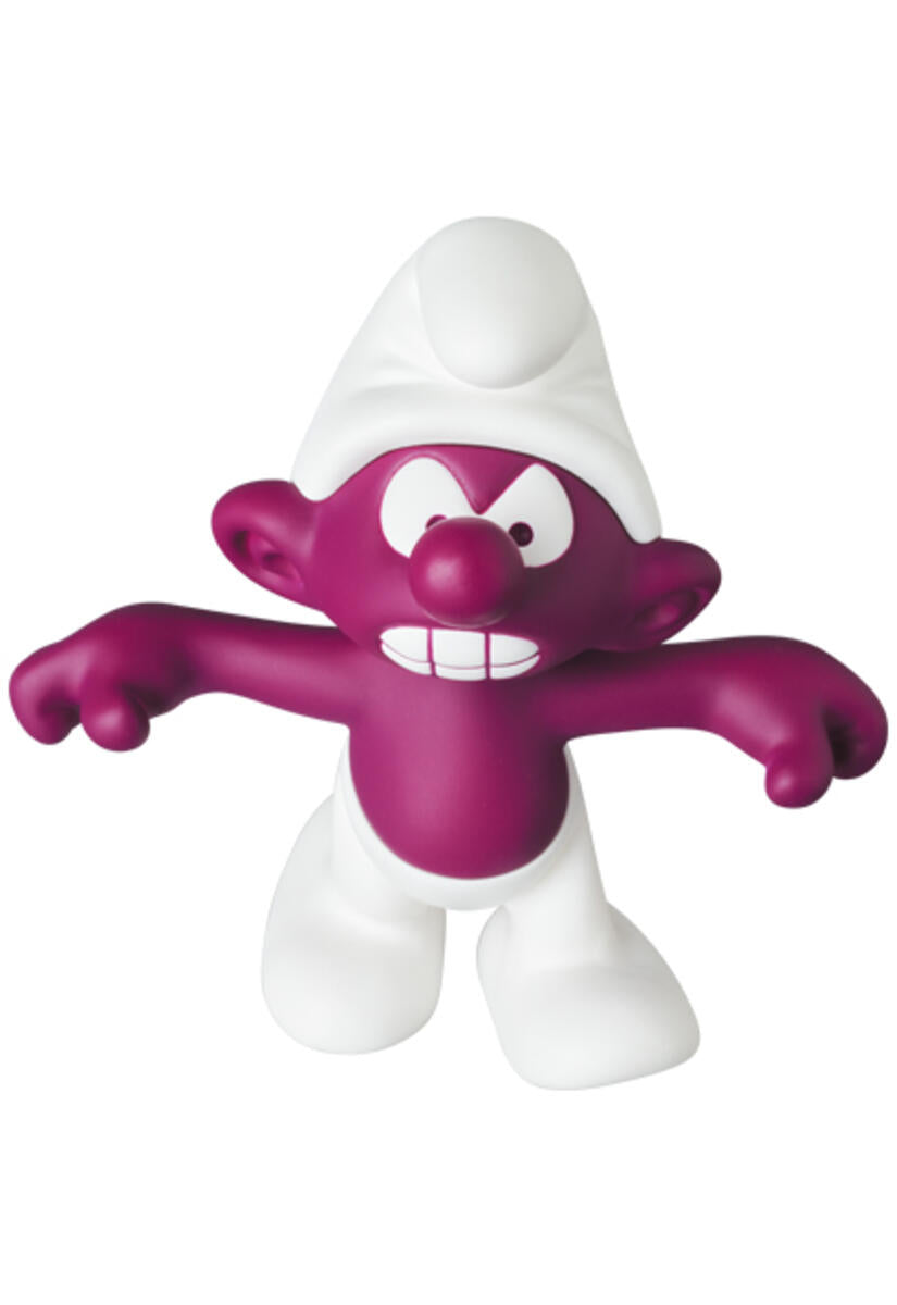 Medicom UDF The Smurfs S1 Angry Smurf Purple