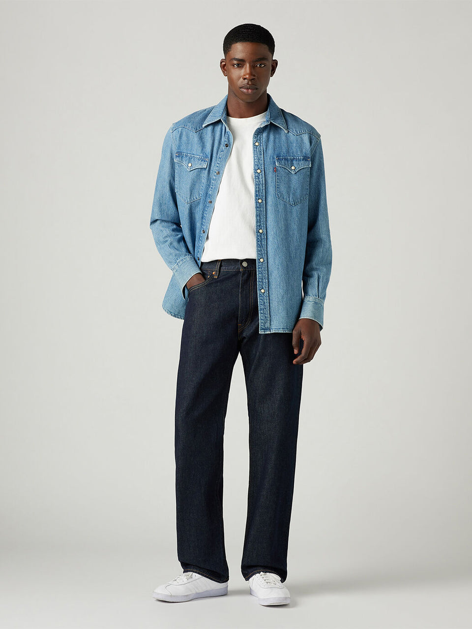 Levi's 555 Relaxed Straight Jeans - Welcome To The Game