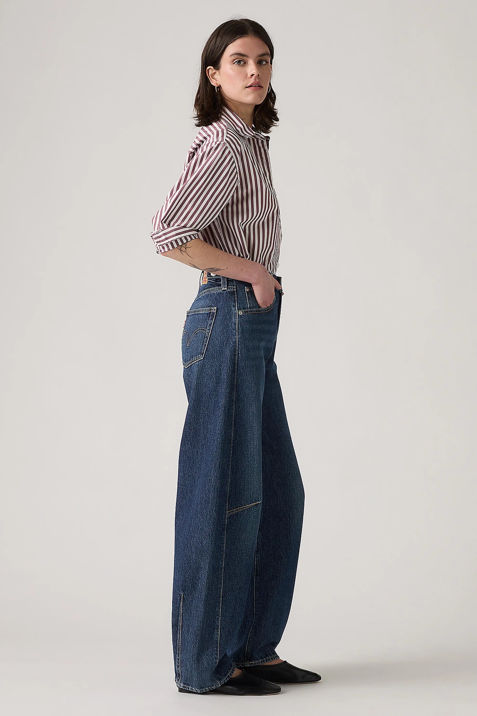 levi's Women's Cinch Barrel Jean - New Shades - Stencil
