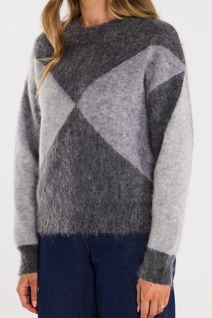Thing Thing Astrid Jumper - Greyscale - Stencil
