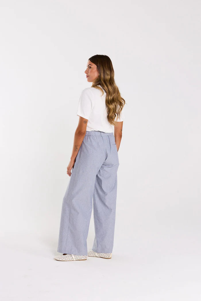 Thing Thing Ciro Pant - Onyx Grain - Stencil