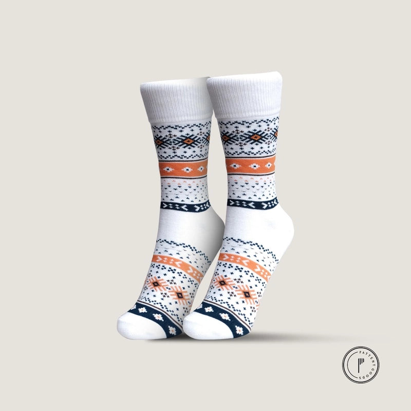 Pattent Socks - Summer White US 6-9