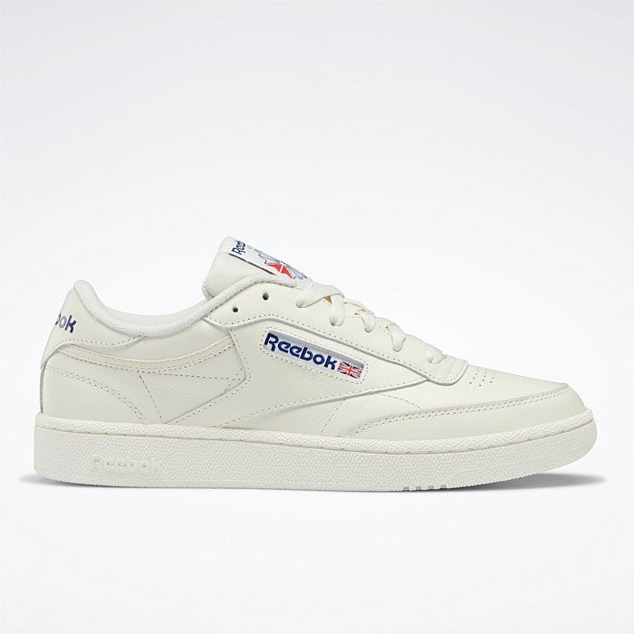 Reebok Club C 85 - Chalk / Chalk / Cobalt - Stencil