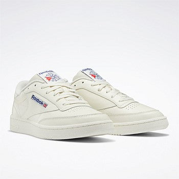 Reebok Club C 85 - Chalk / Chalk / Cobalt - Stencil