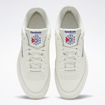 Reebok Club C 85 - Chalk / Chalk / Cobalt - Stencil