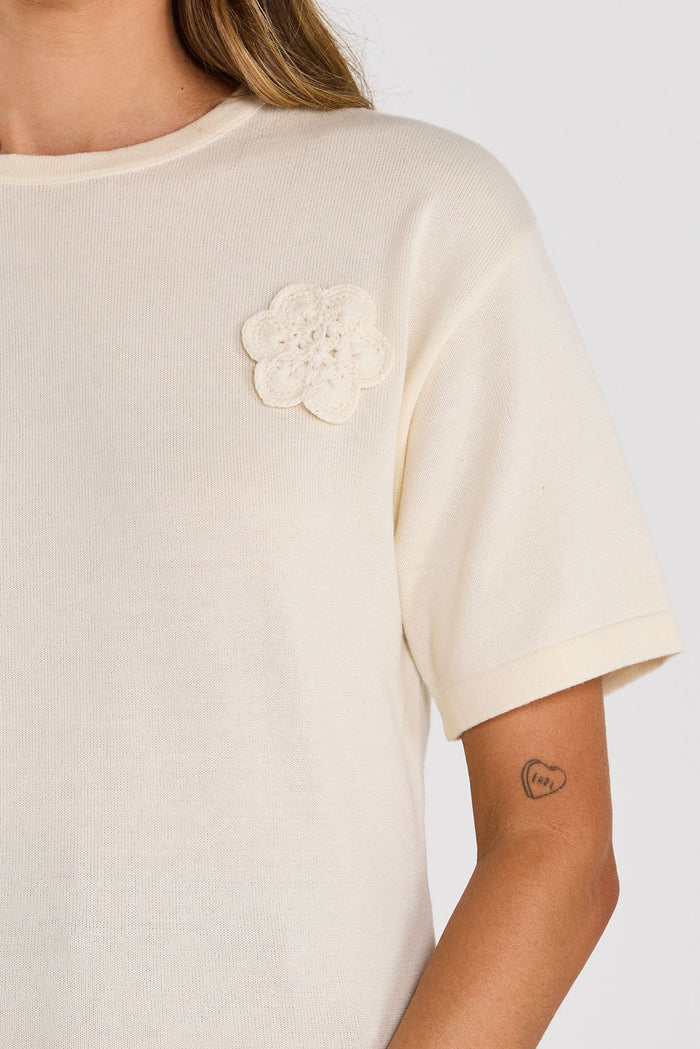 Thing Thing Bud Tee - Milky Bar - Stencil
