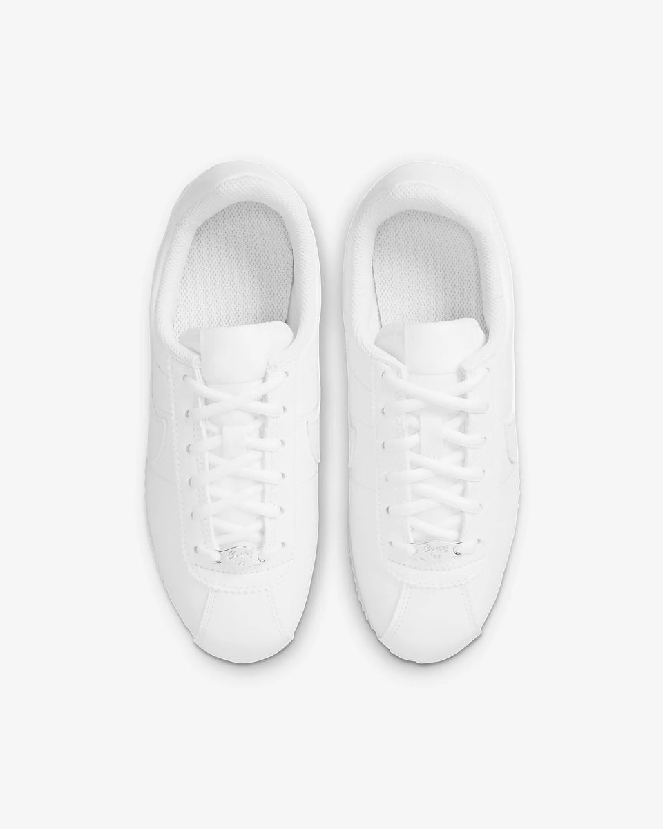 All white cortez sales shoes