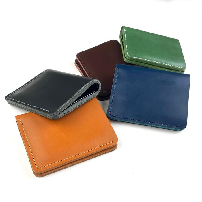 Philo Goods Simple Bifold Card 6 Card Wallet - Black