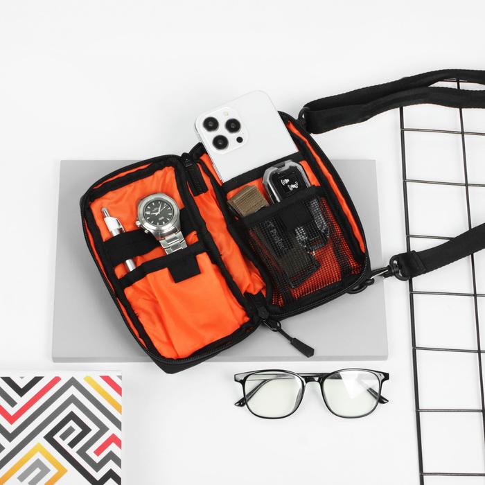 Ant Project Nitro Travel Tech Organiser Waterproof - Black - Stencil