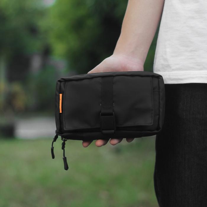 Ant Project Nitro Travel Tech Organiser Waterproof - Black - Stencil
