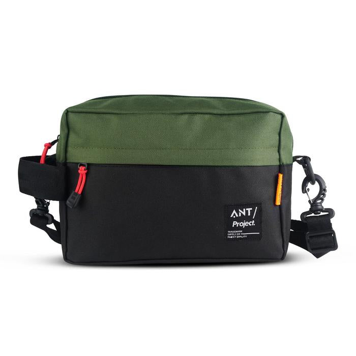 Ant Project Pouch Sling - Black / Olive