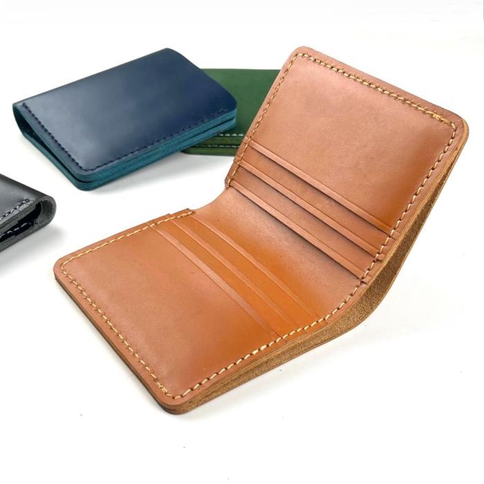 Philo Goods Simple Bifold Card 6 Card Wallet - Tan