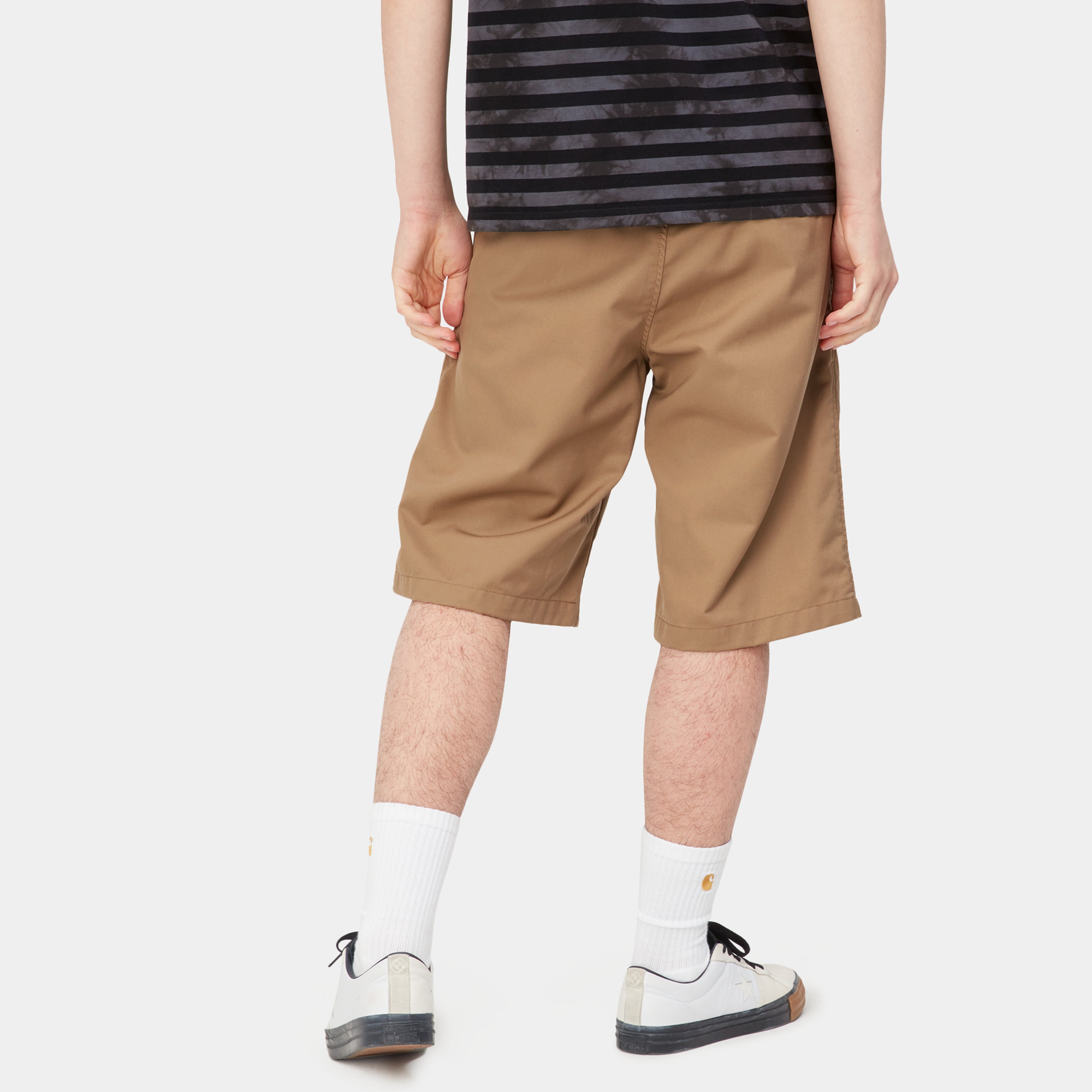 Carhartt Presenter Shorts - Leather Rinsed - Stencil