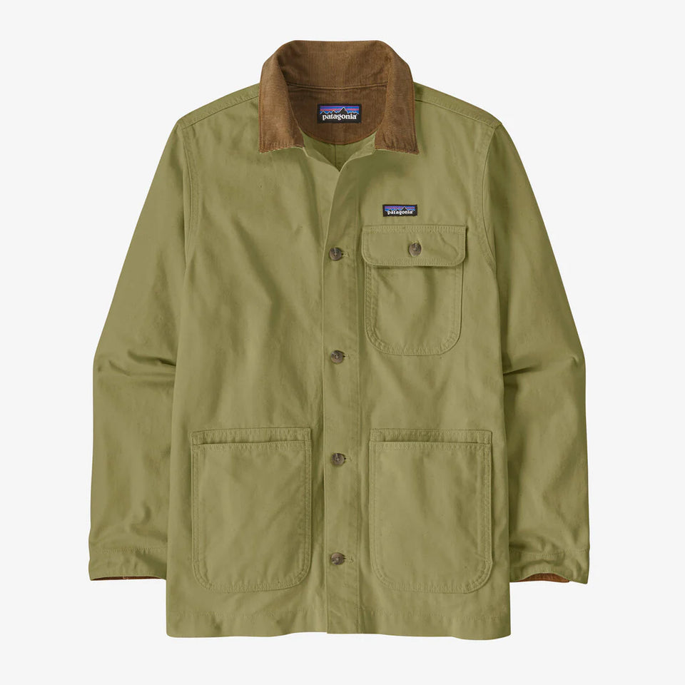 Patagonia Men's Point Reyes Canvas Jacket - Gumtree Green - Stencil
