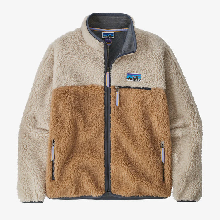 Patagonia Natural Blend Retro Cardigan - Grayling Brown - Stencil