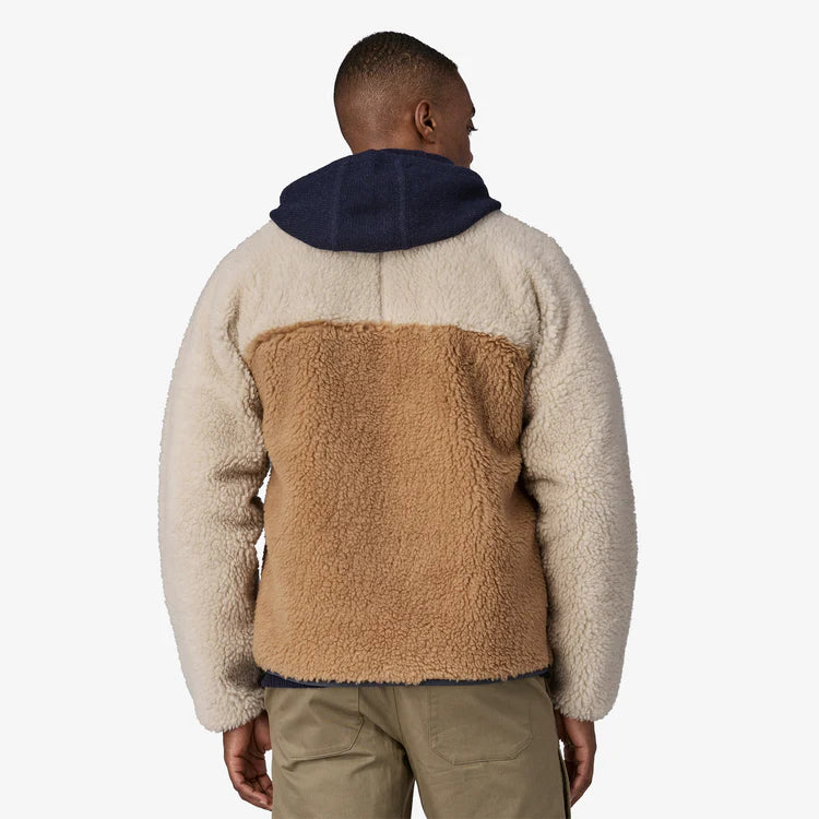 Patagonia Natural Blend Retro Cardigan - Grayling Brown - Stencil