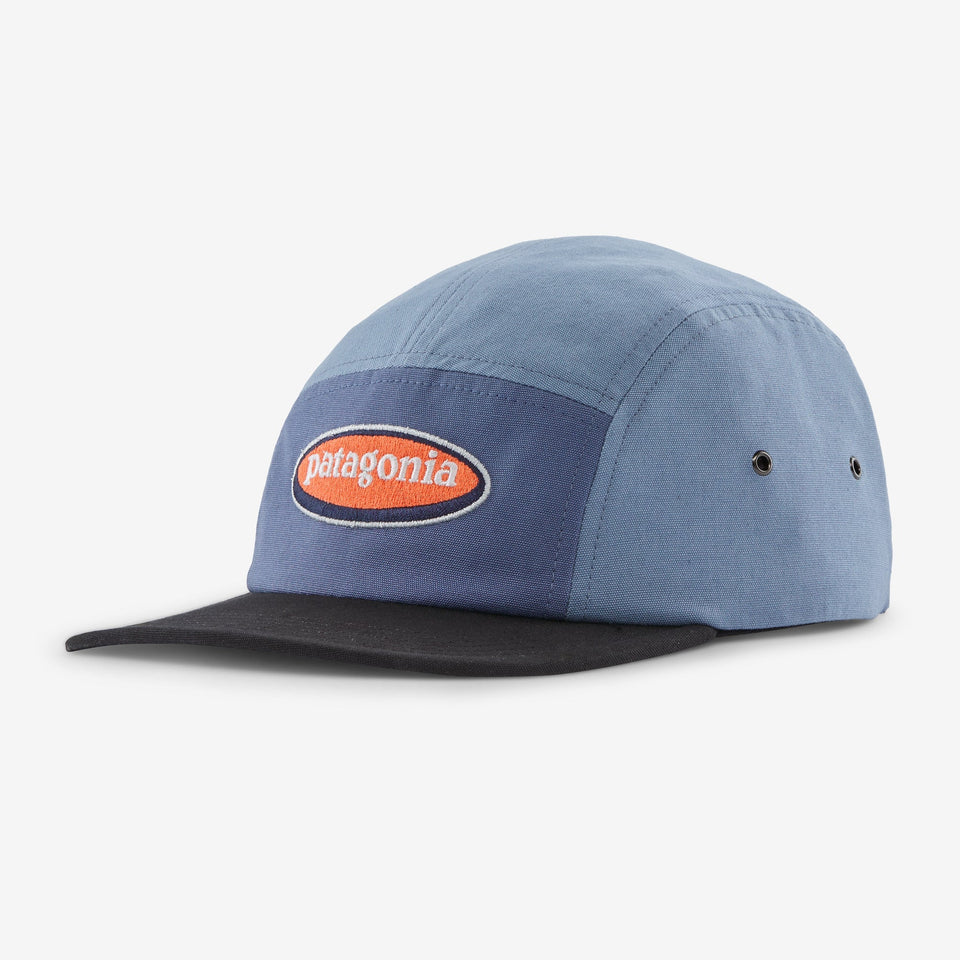 Patagonia Graphic Maclure Hat - Oval Logo: Barnacle Blue