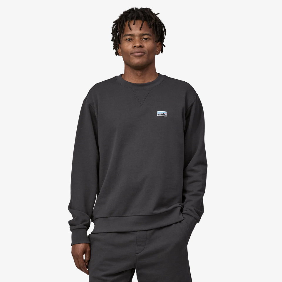 Patagonia Daily Crewneck Sweatshirt - Ink Black - Stencil