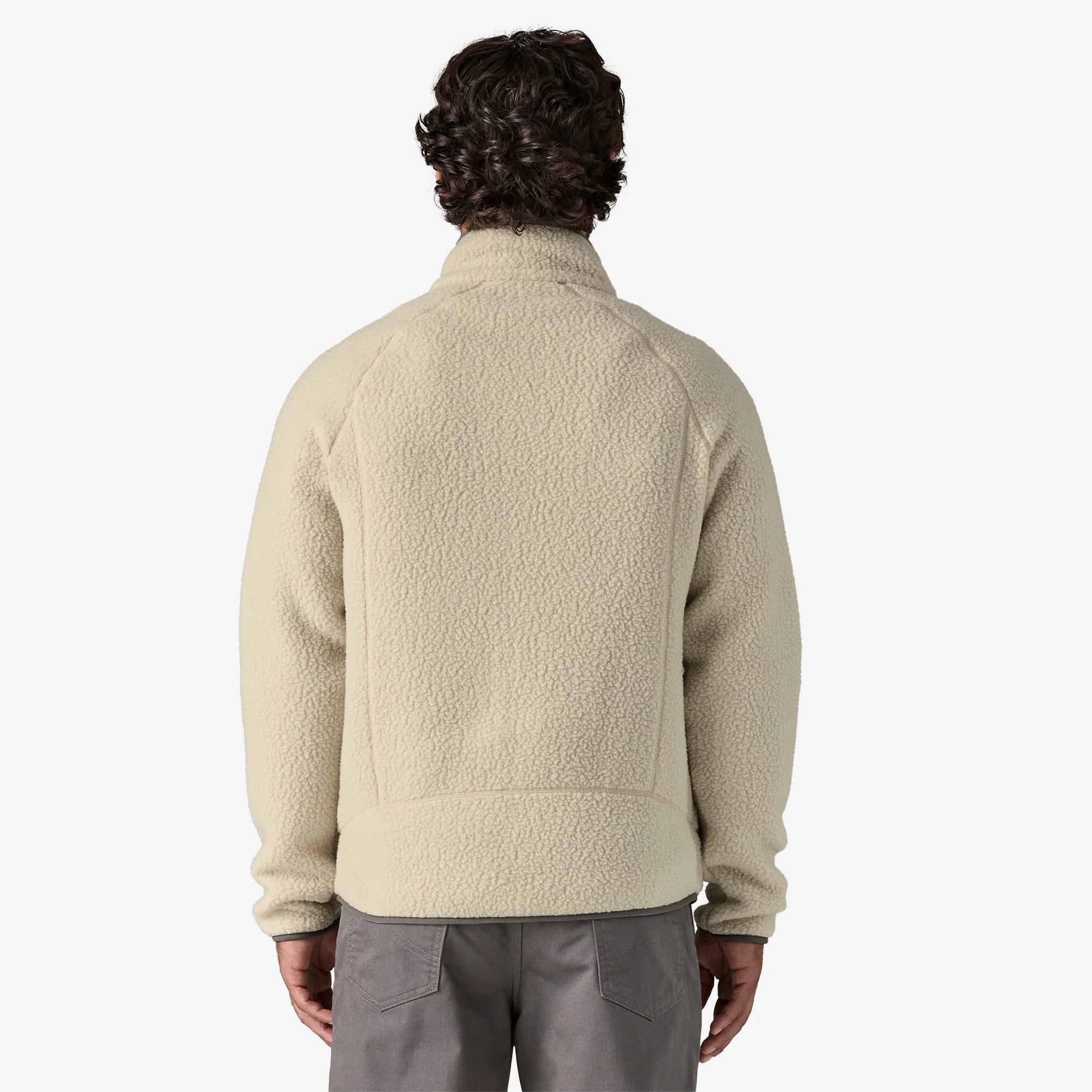 Patagonia Men's Retro Pile Fleece Jacket - Pelican - Stencil