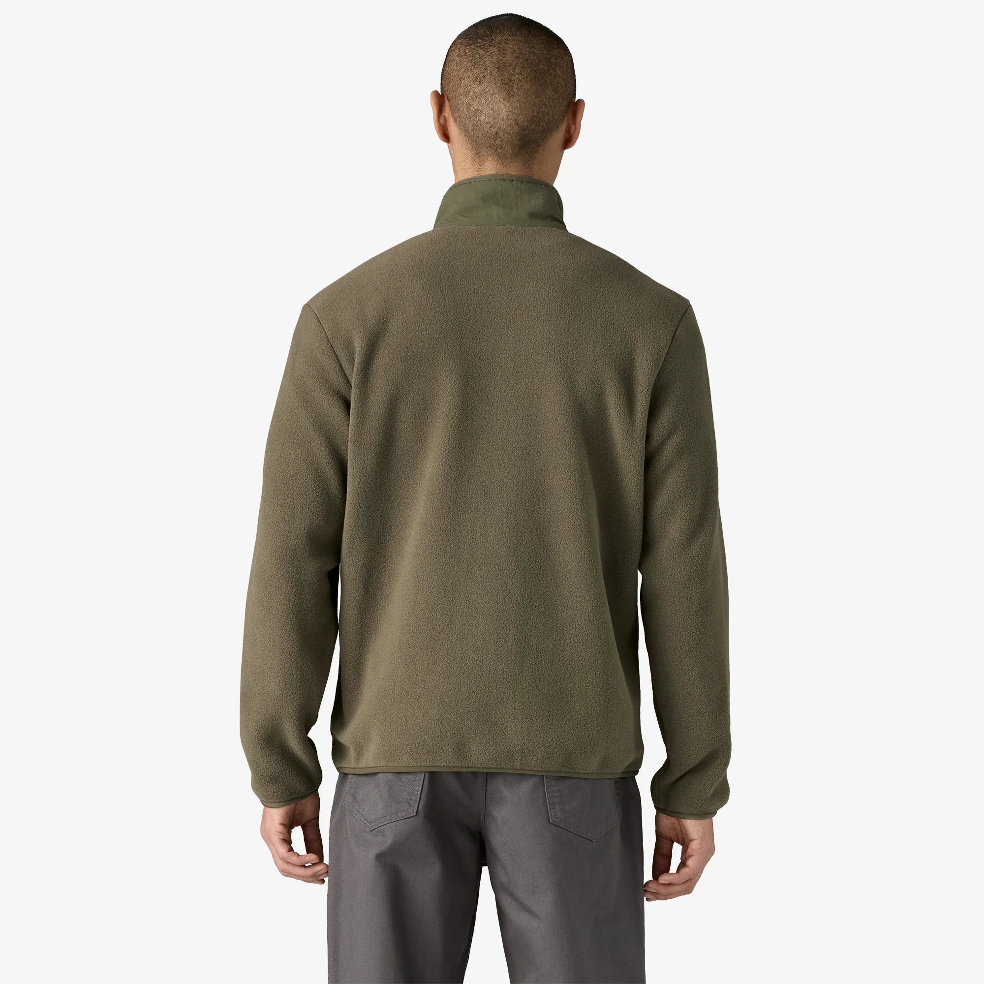 Patagonia Men's Synchilla® Fleece Jacket - Basin Green - Stencil