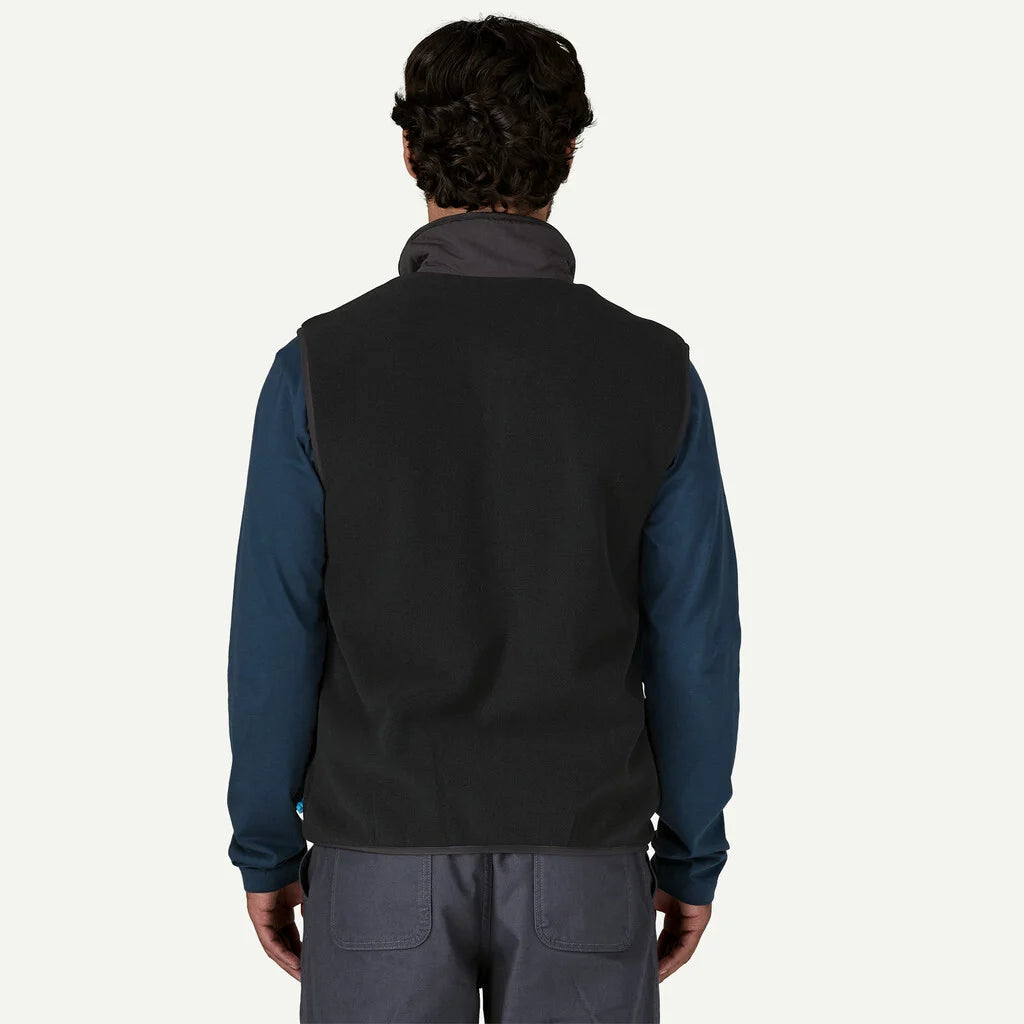 Patagonia Men's Synchilla® Fleece Vest - Black Solid - Stencil