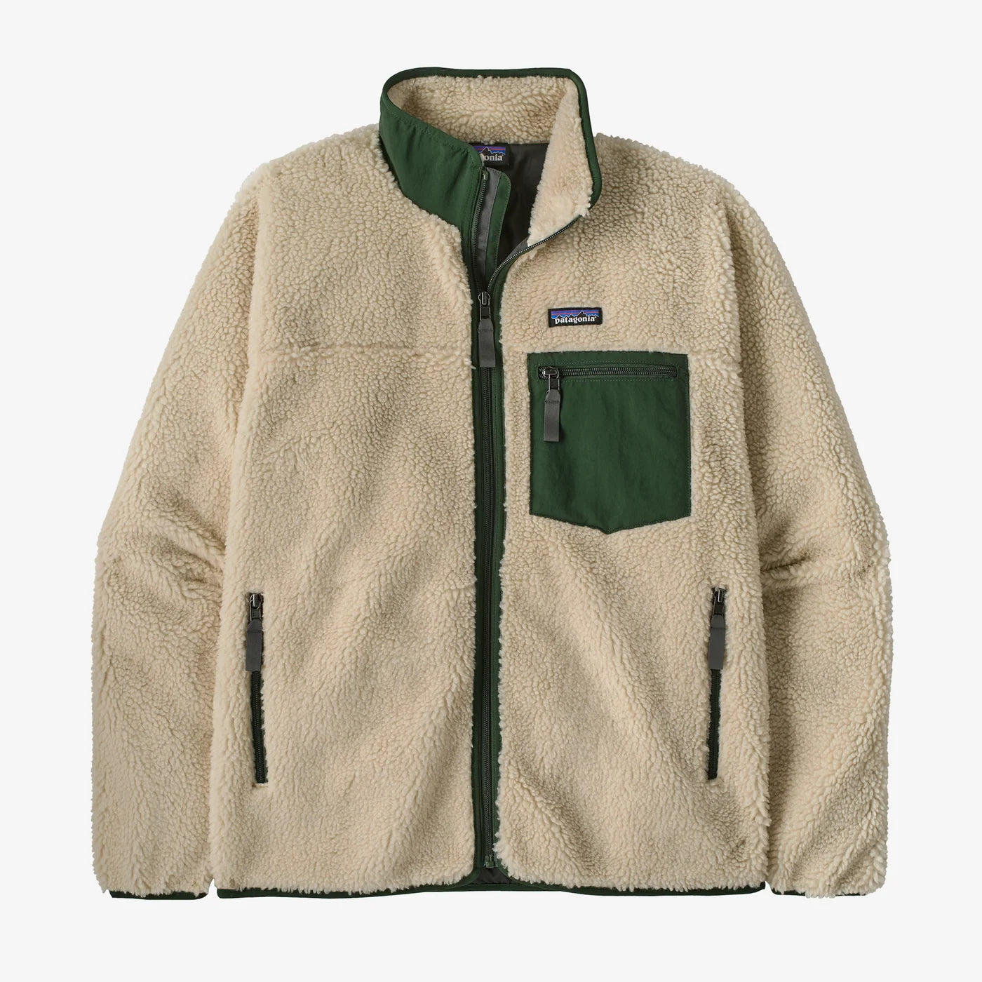 Patagonia Men's Classic Retro-X Jacket - Dark Natural with Treeline Green