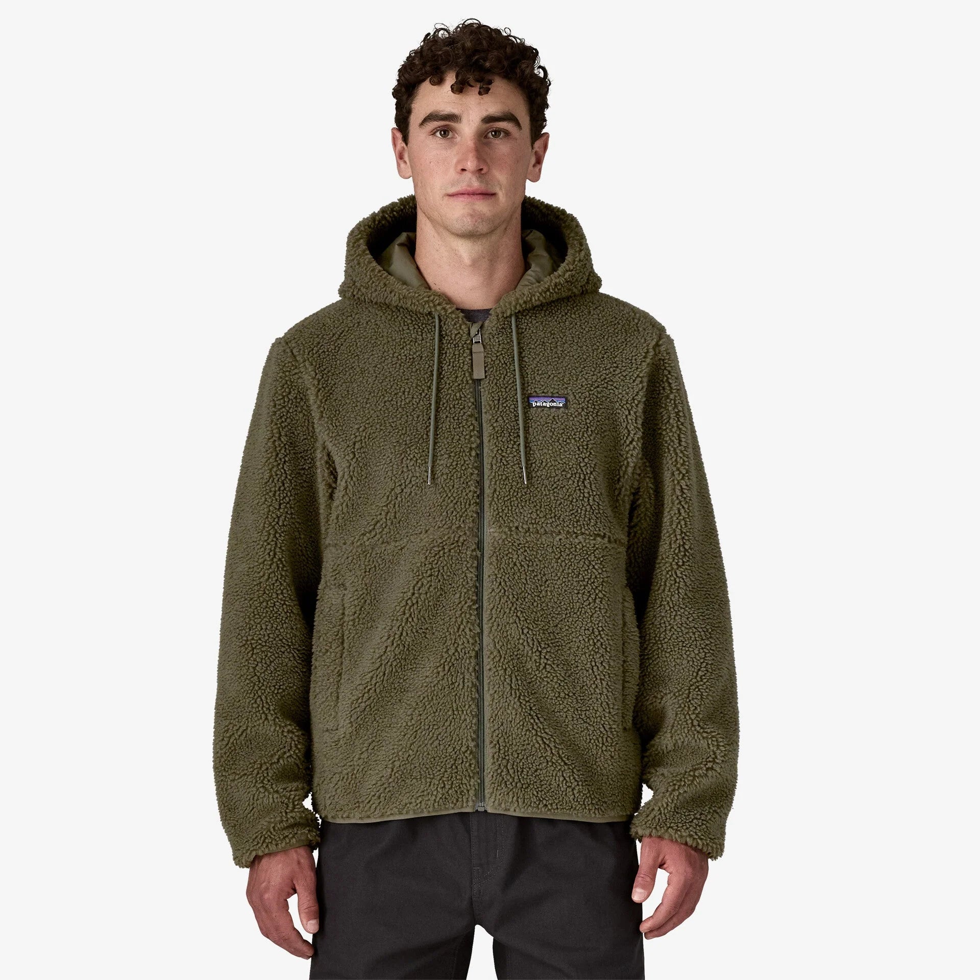 Patagonia Men's Retro-X Hoody Jacket - Basin Green - Stencil