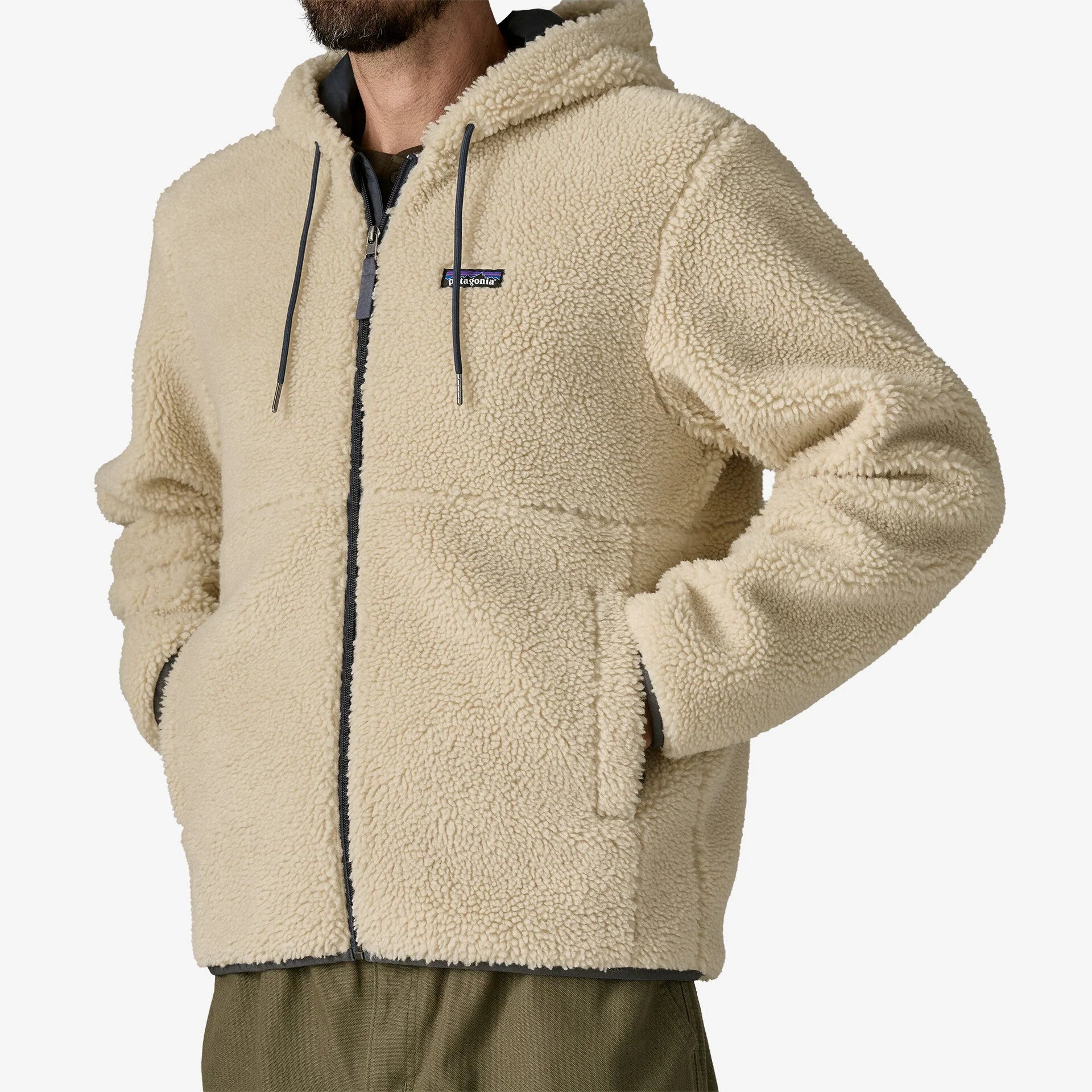 Patagonia Men's Retro-X® Hoody Jacket - Dark Natural - Stencil
