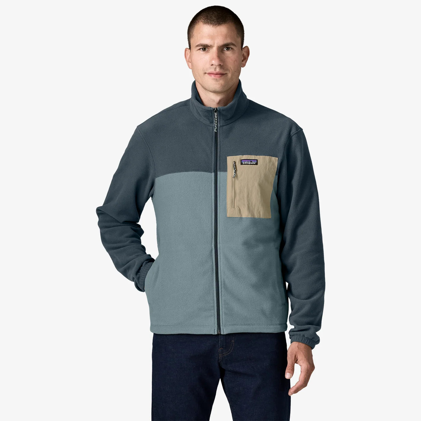 Patagonia Men's Micro D® Patch Pocket Jacket - Blue Sage