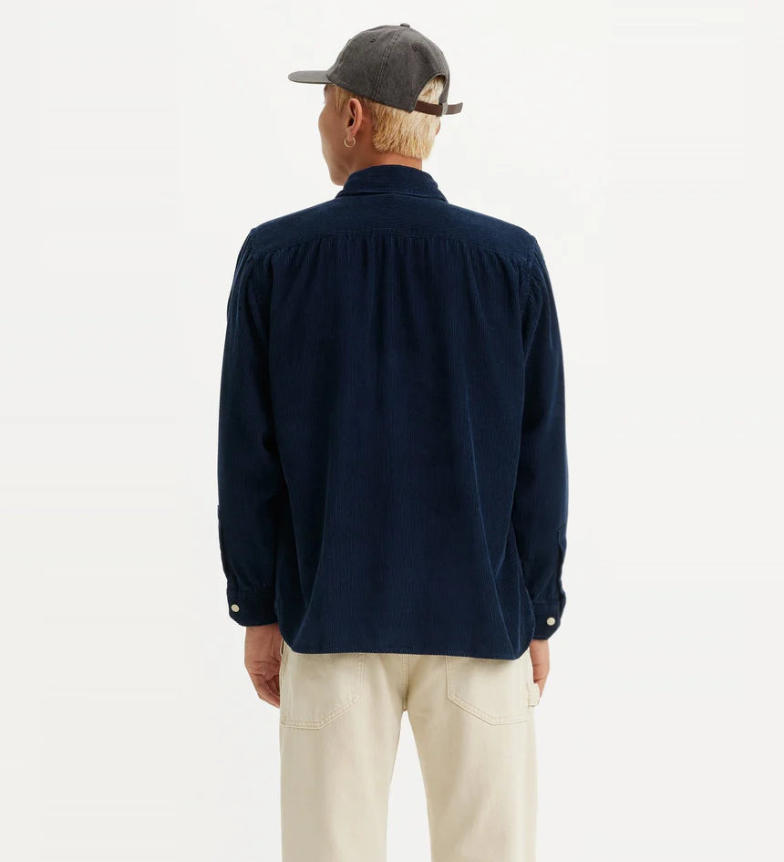 Levi's Men's Jackson Worker Overshirt - Enzo Vintage Indigo Cord