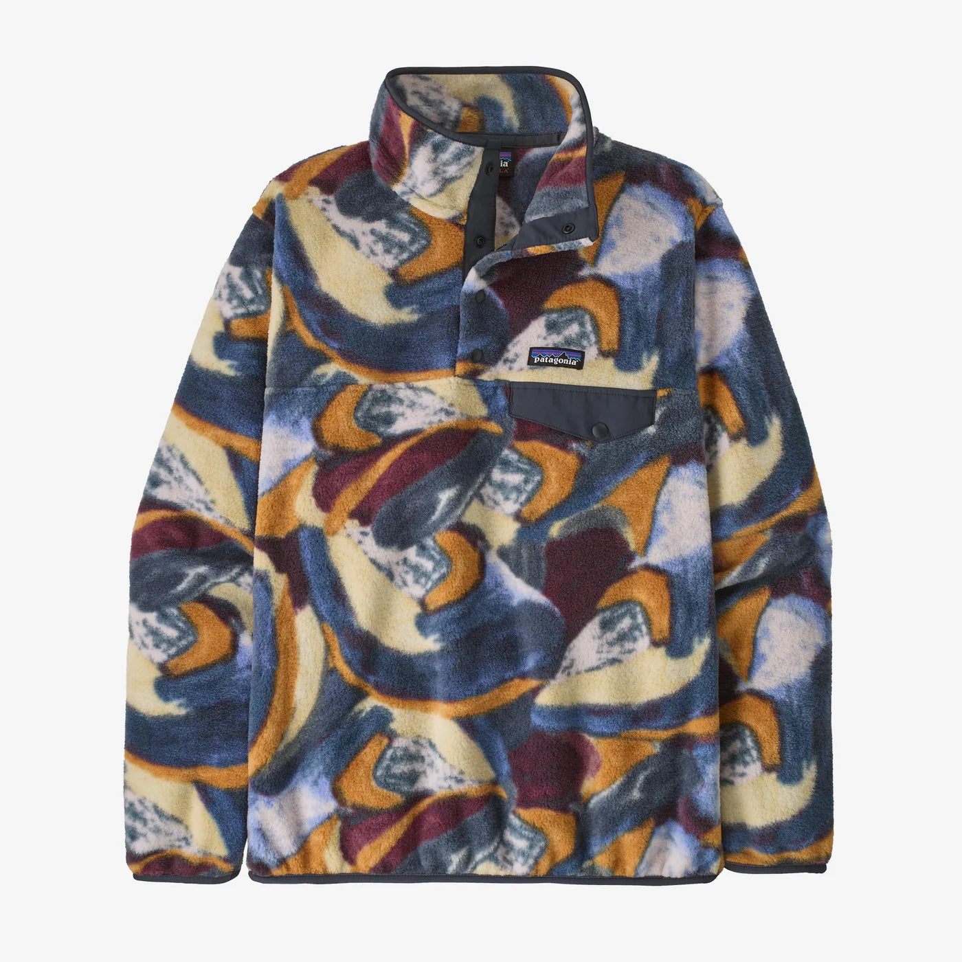 Patagonia Women's Lightweight Synchilla® Snap-T® Fleece Pullover - Smudge: Smolder Blue