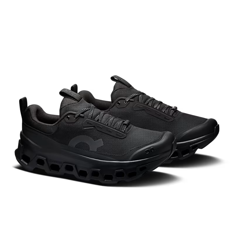 On Women's Cloudmonster 1 Waterproof - Black/Black