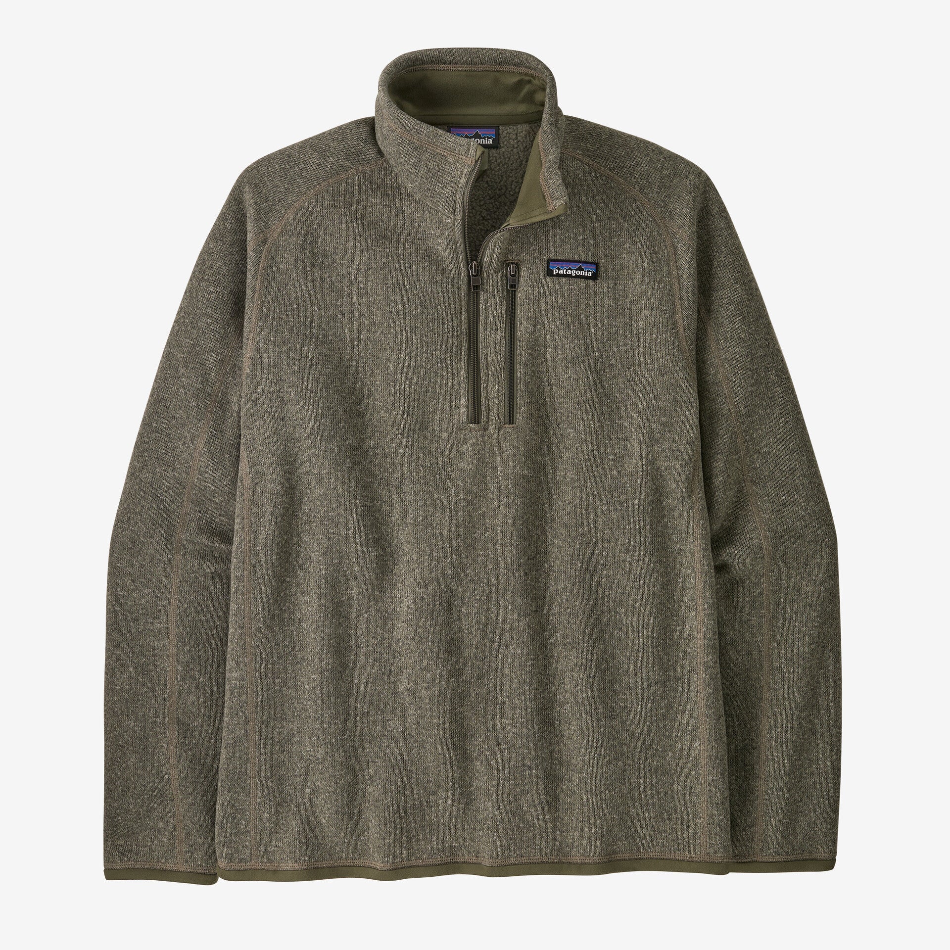 Patagonia Men's Better Sweater® 1/4 Zip - River Rock Green - Stencil
