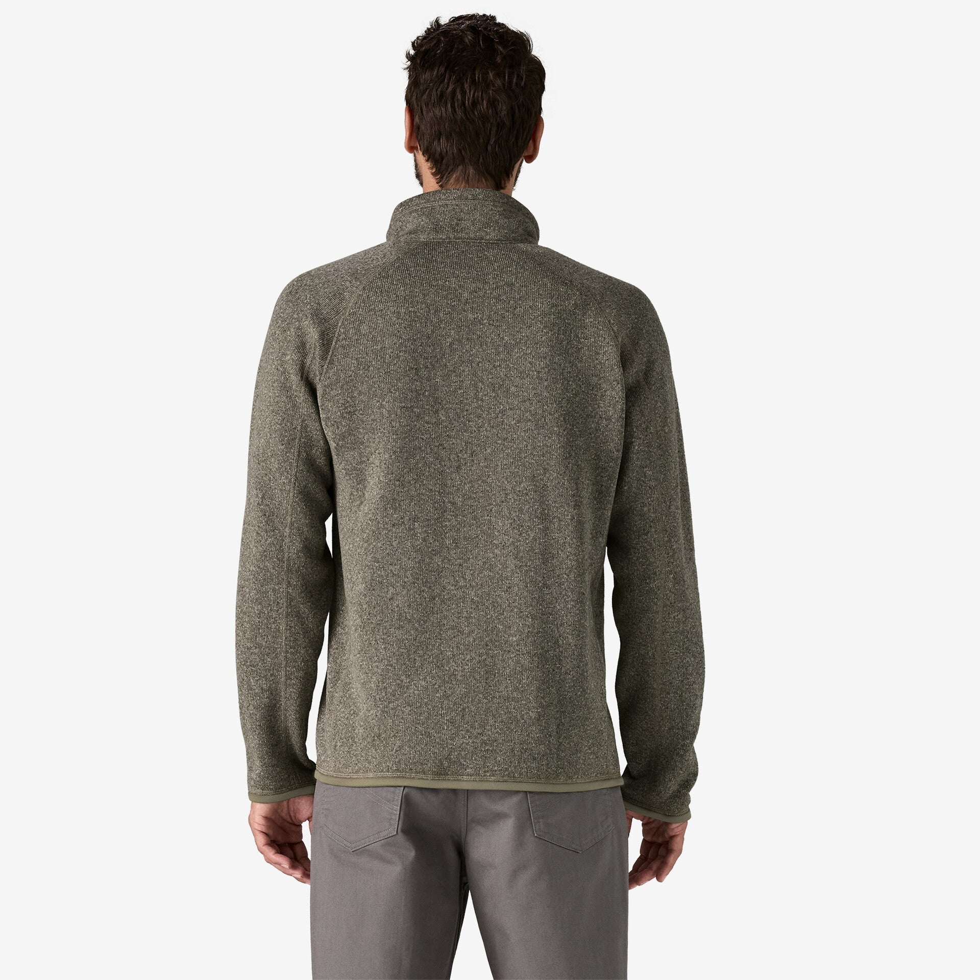 Patagonia Men's Better Sweater® 1/4 Zip - River Rock Green - Stencil