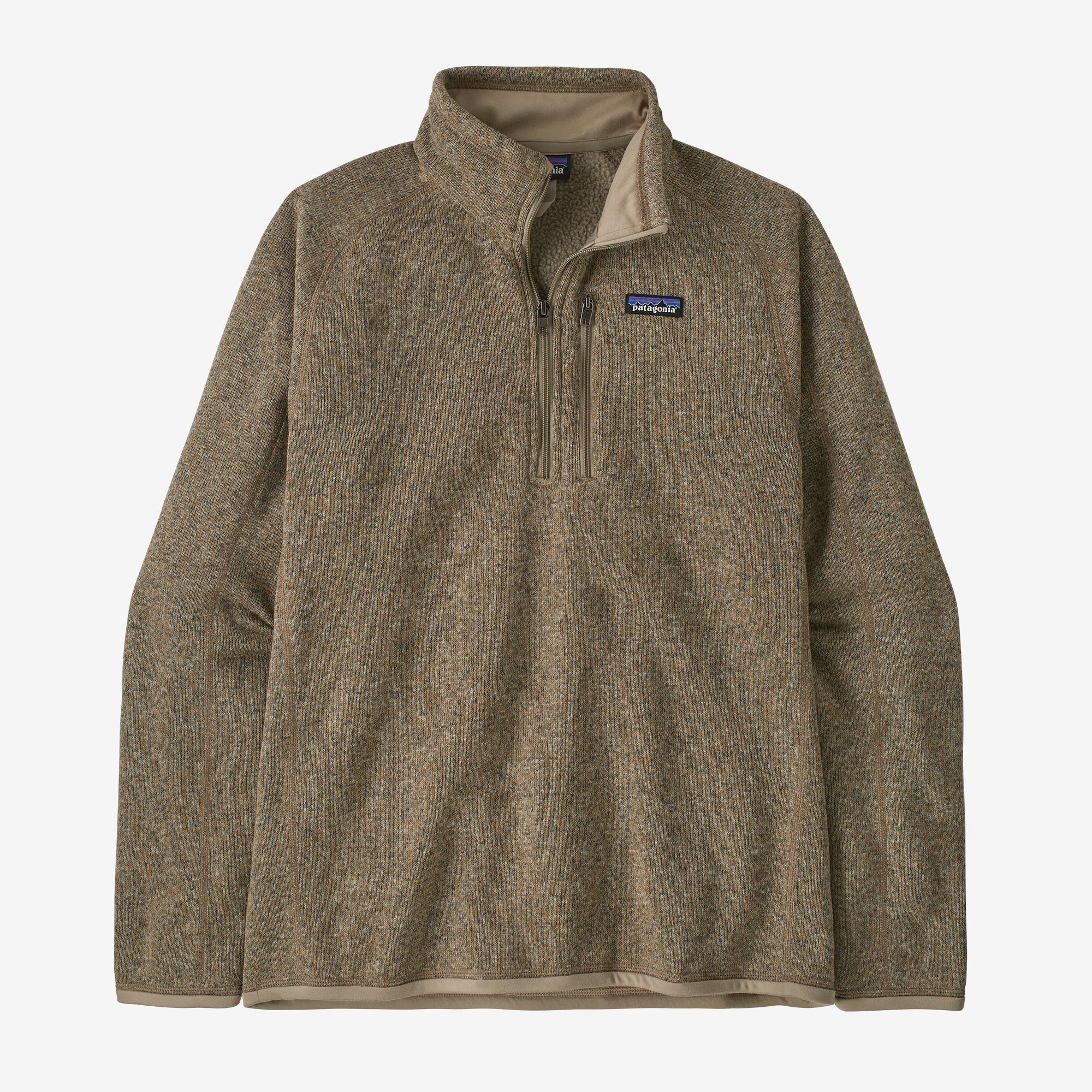 Patagonia Men's Better Sweater® 1/4 Zip - Seabird Grey w/Seabird Grey - Stencil