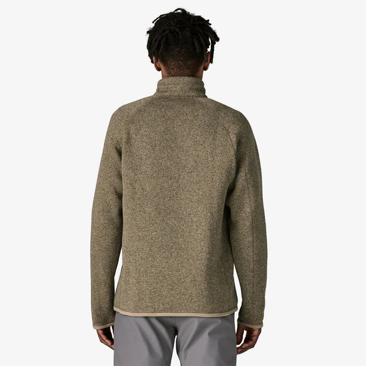 Patagonia Men's Better Sweater® 1/4 Zip - Seabird Grey w/Seabird Grey - Stencil