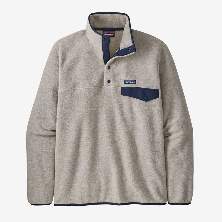 Patagonia Men's Lightweight Synchilla® Snap-T® Fleece Pullover Oatmeal Heather