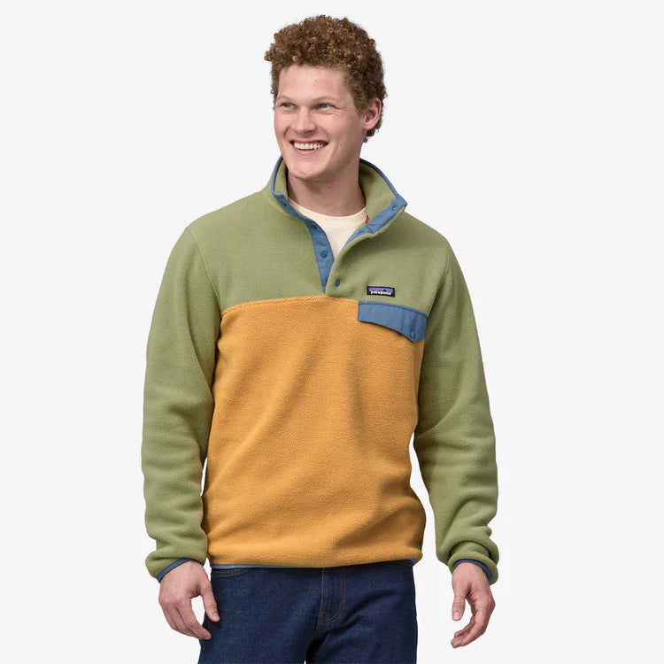 Patagonia Men's Lightweight Synchilla® Snap-T® Fleece Pullover Pufferfish Gold