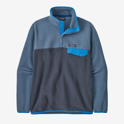 Patagonia Men's Lightweight Synchilla® Snap-T® Fleece Pullover Smolder Blue