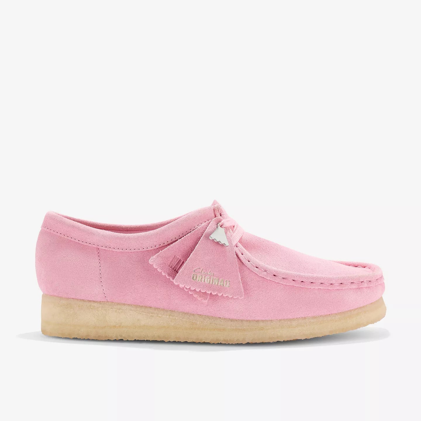 Clarks Women's Wallabee - Candy Pink - Stencil