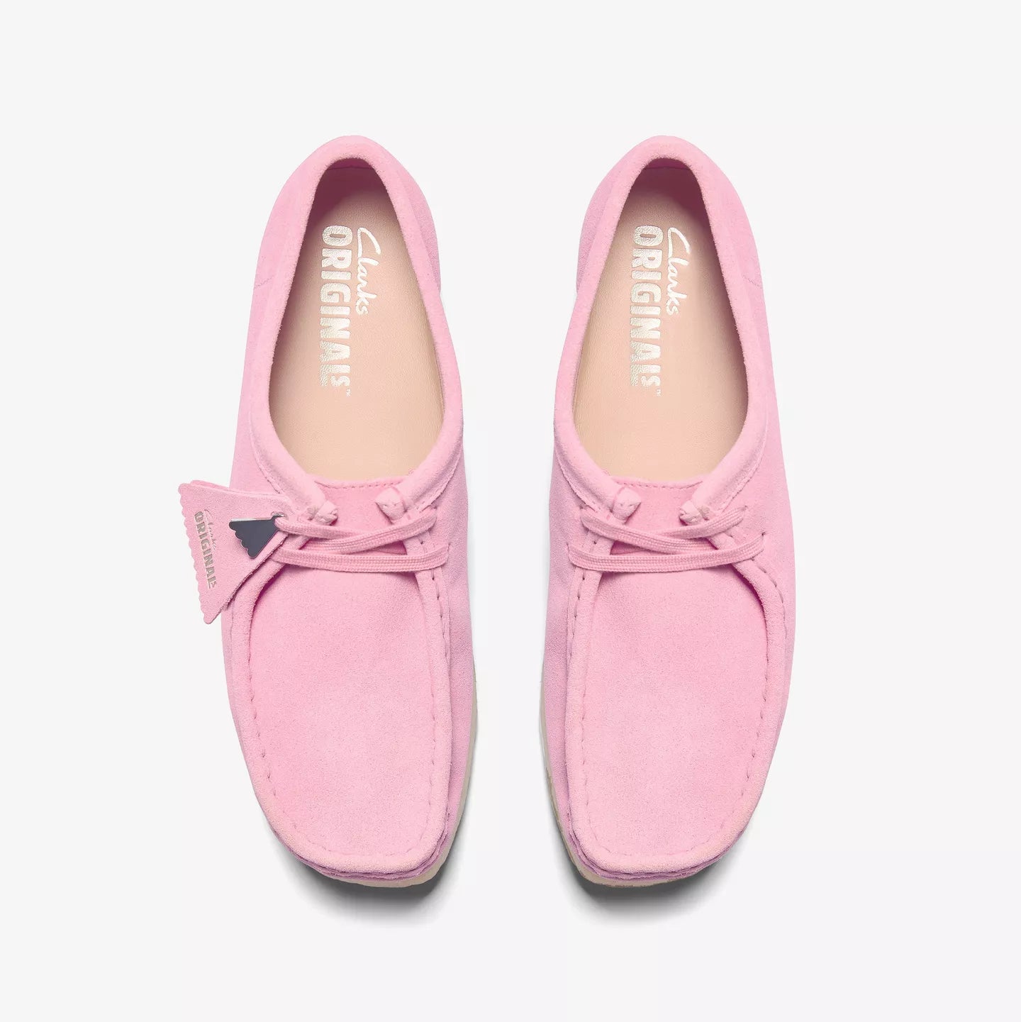 Clarks Women's Wallabee - Candy Pink - Stencil