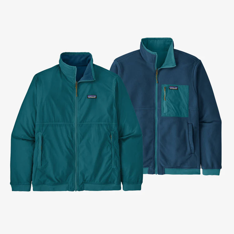 Patagonia Men's Reversible Shelled Microdini Jacket Belay Blue
