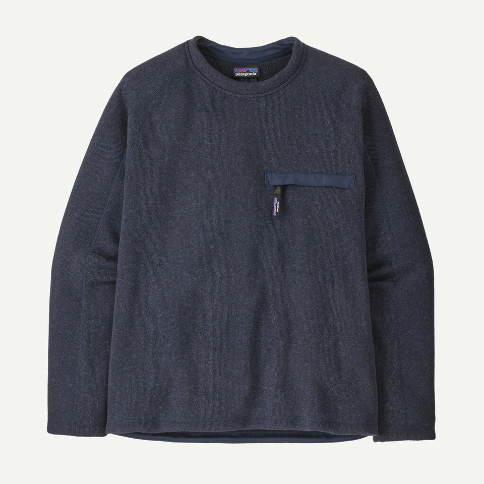 Patagonia Men's Better Sweater® Fleece Crewneck - New Navy - Stencil