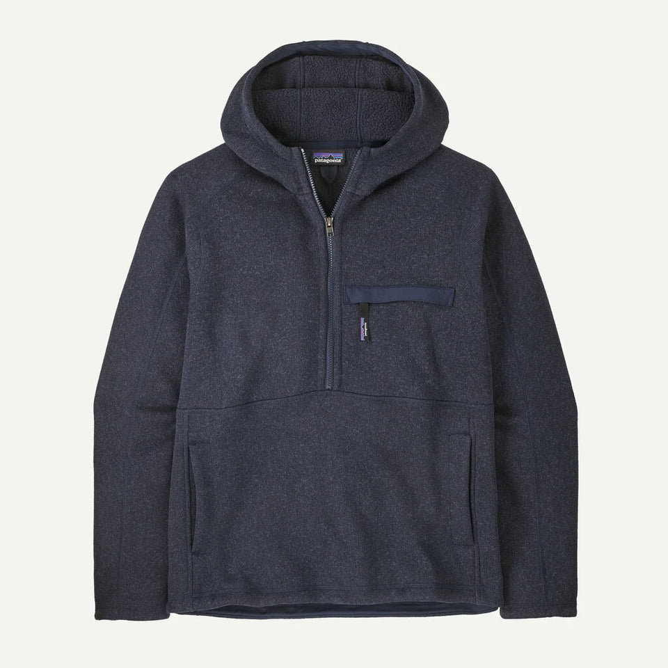 Patagonia Men's Better Sweater® 1/2-Zip Fleece Pullover - New Navy - Stencil