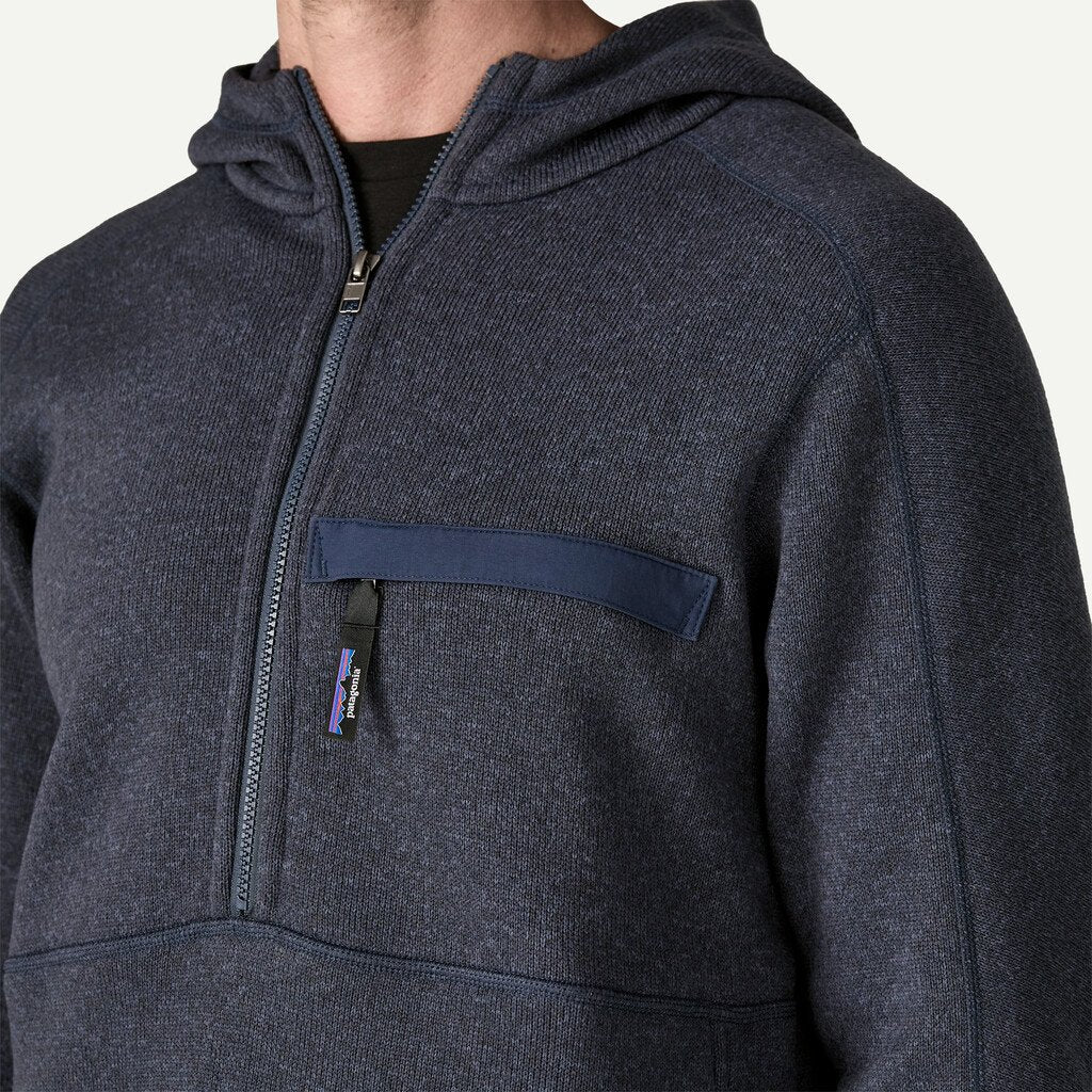 Patagonia Men's Better Sweater® 1/2-Zip Fleece Pullover - New Navy - Stencil