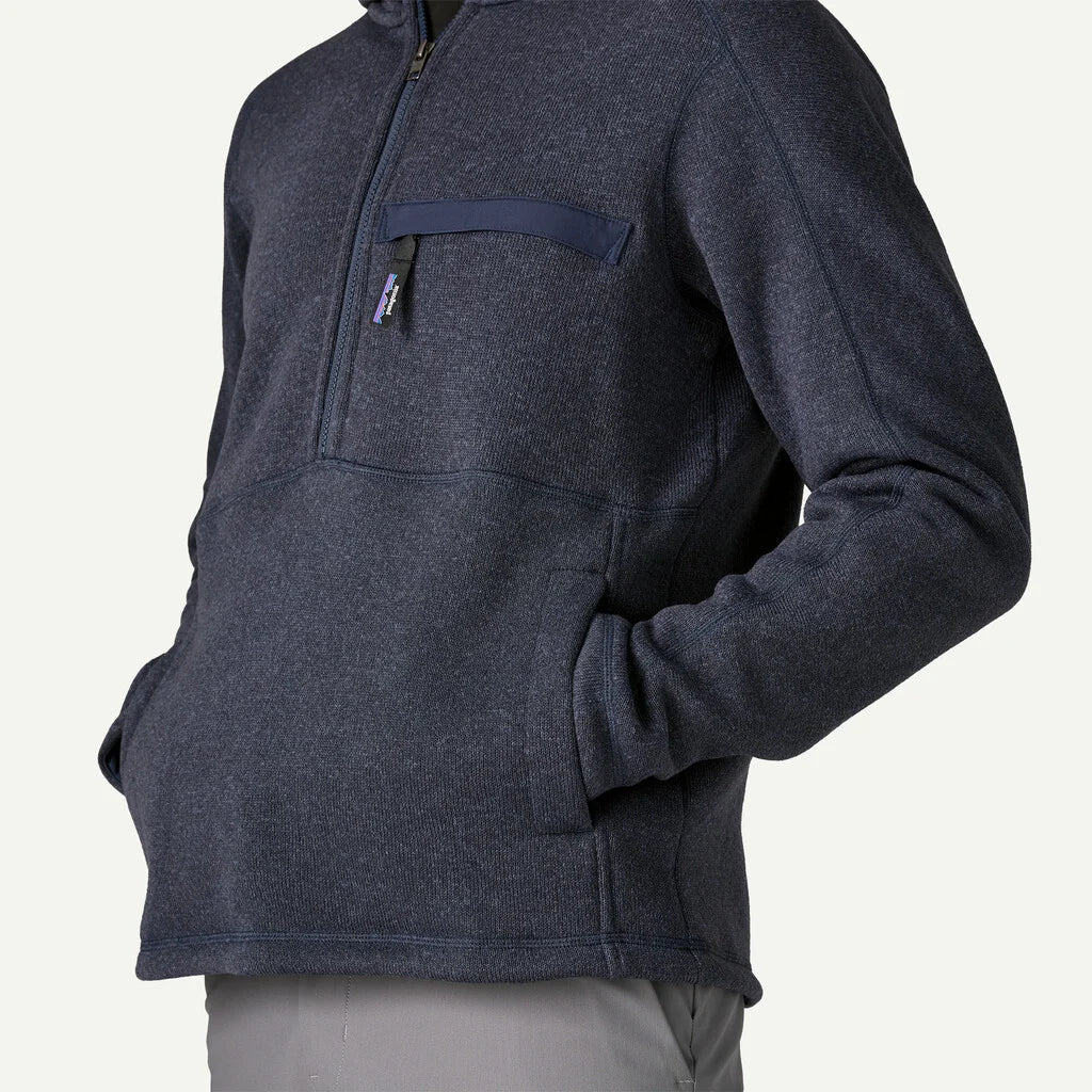 Patagonia Men's Better Sweater® 1/2-Zip Fleece Pullover - New Navy - Stencil