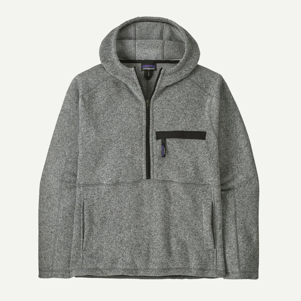 Patagonia Men's Better Sweater® 1/2-Zip Fleece Pullover - Stonewash - Stencil