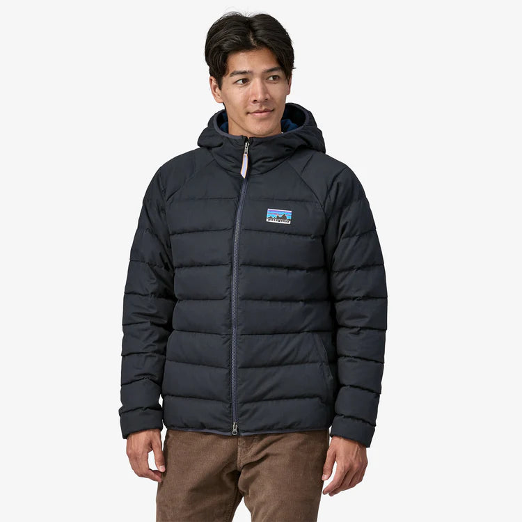 Patagonia Men's Cotton Down Jacket - Pitch Blue - Stencil