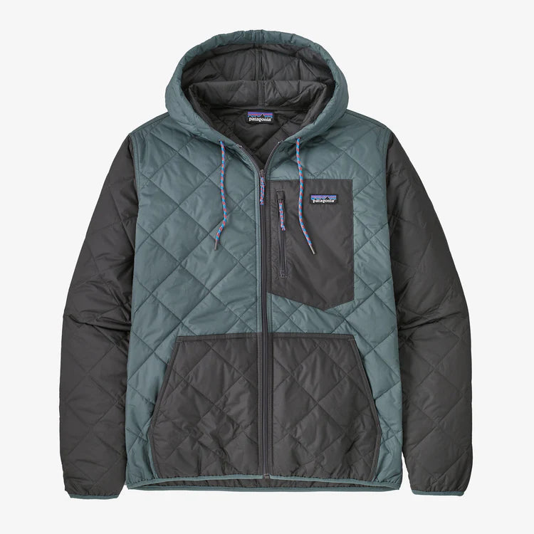 Patagonia Men's Diamond Quilted Bomber Hoody Nouveau Green